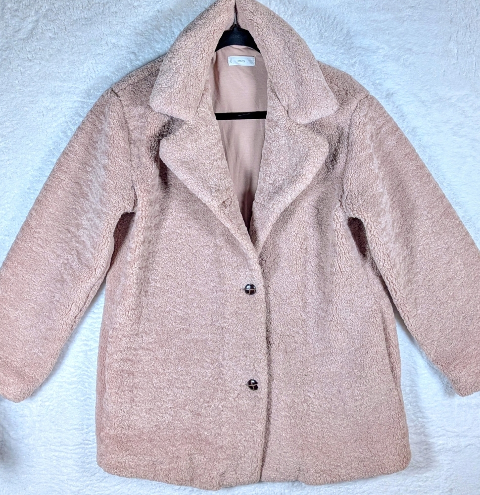 Mango Blush Teddy Jacket‎
